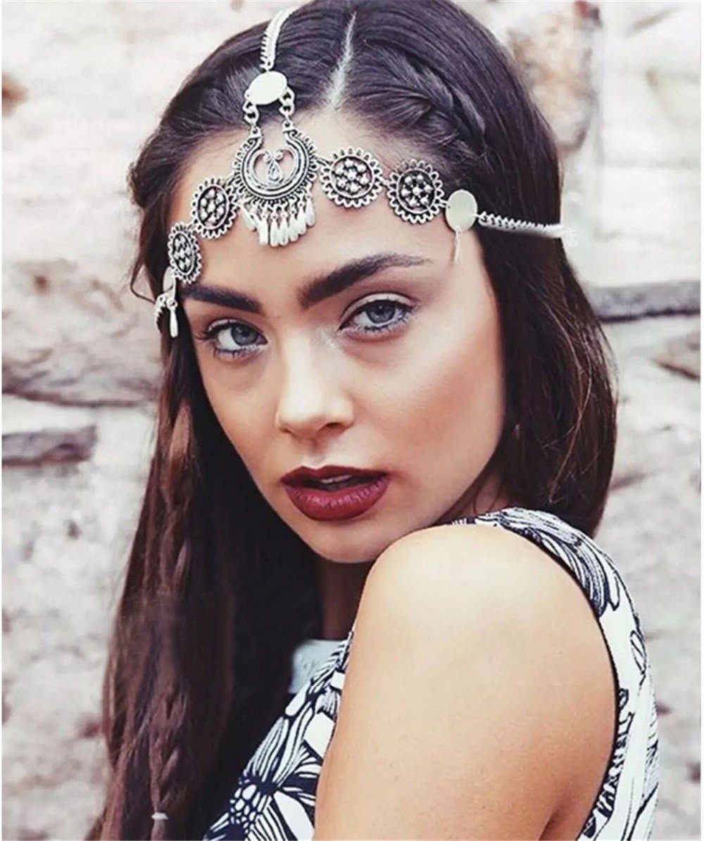 Bohemian Beauty Head Chain Owls & Turtles Jewelry