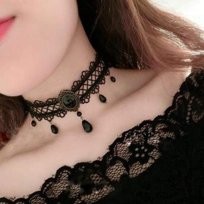 Dark Charlotte Choker Jewelry