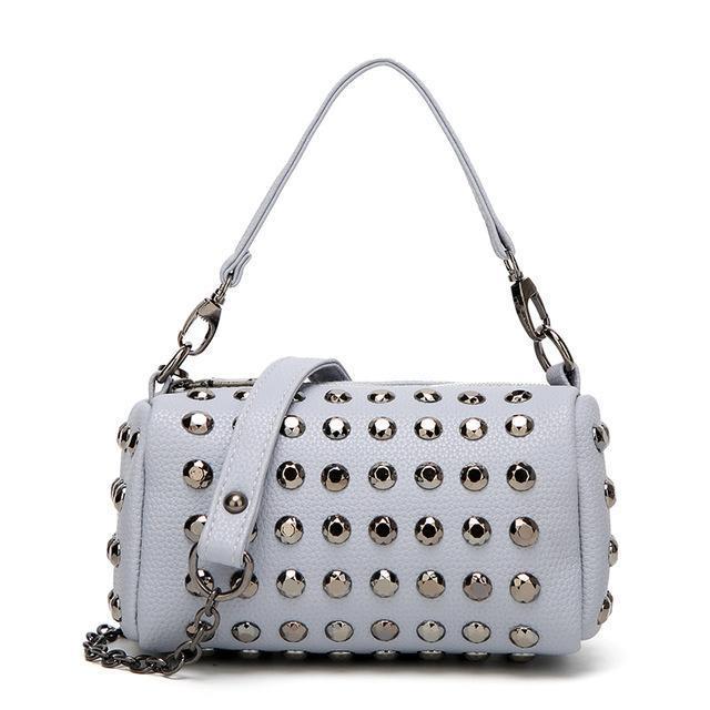 Elaine Mini Bag Light Grey Owls & Turtles Bags