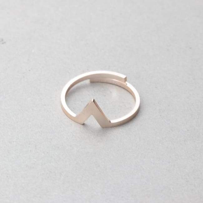 Peak Affinity Ring Rose Gold Jewelry