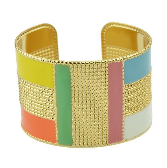 Smashing Sway Cuff Multicolor Owls & Turtles Jewelry